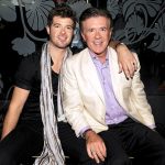 Alan Thicke with son Robin Thicke