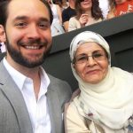 Alexis Ohanian with his mother