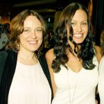 Angelina Jolie with her mother 