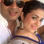 Anjana Sukhani with her brother