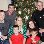 Brent Goble with his family