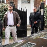 George Michael with his boyfriend Fadi Fawaz