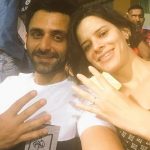 Jatin Sapru with his wife Lara Sinha