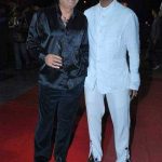 Javed Jaffrey with his father Jagdeep Jaffrey
