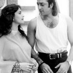 Madhuri Dixit with Sanjay Dutt