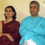 Sagarika with her Husband