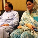 Maryam Nawaz with Nawaz Sharif