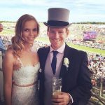 Eoin Morgan with his present girlfriend Tara Ridgway
