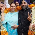 Harsimrat with her Husband Sukhbir Singh Badal