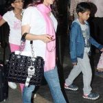 Juhi Chawla with her children