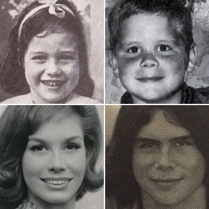 Mary Tyler Moore and her son, Richie Meeker looks comparision