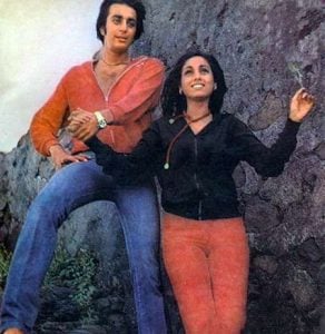 Sanjay Dutt With His Ex-Girlfriend Tina Munim