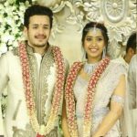 Shriya with her fiance Akhil