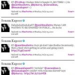 Sonam Kapoor Shobhaa De Twitter Fight