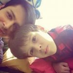 Sudeep Sahir with his son