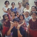 Chang With His Family