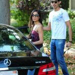 Dev Patel with Freida Pinto and Mercedes