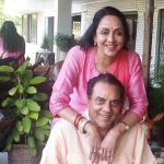 Dharmendra with his Second Wife Hema Malini
