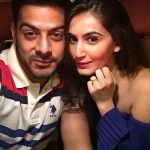 Karampal Rajpal with his girlfriend Shivaleeka