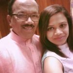 Laxmikant Parsekar with his daughter Shambhavi Parsekar
