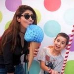 Mahira Khan with her son Azlaan