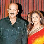 Rakesh Roshan with his wife
