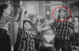 Saroj Khan as a background dancer