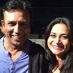 Manoj Verma with his wife