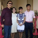 Anupama Chopra with her husband and children
