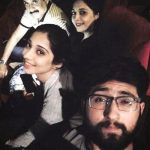 Vrushika with Her Parents And Brother Bhumil Mehta 