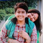 Anita Devgan with her son
