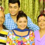 Divya Bhatnagar with her Family