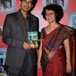 Harsha with his wife Anita
