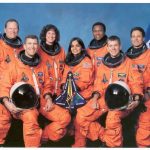 Kalpana Chawla and fellow crew members