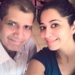 Ridhima Tiwari with her father