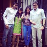Ritika Sajdeh with her family