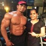 Sunit Jadhav with his wife