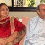 Tarak Mehta with his 2nd wife Induben