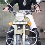 Yashmeen Chauhan bike