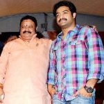 Nandamuri Kalyan Ram father Nandamuri Harikrishna and half-brother Jr. NTR
