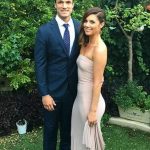 Nathan Coulter-Nile with his wife