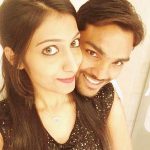 Sandeep Sharma with his wife