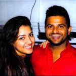 Suresh Raina with his wife Priyanka Chaudhary