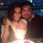 Aneesha Joshi with her father