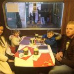 Ben Stokes with his wife and sons