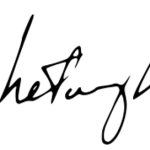 Benjamin Netanyahu Signature