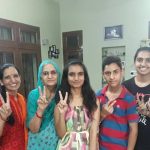 Bhoomi Sawant with her parents, brother and grandparents