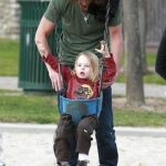 Chris Cornell with his son