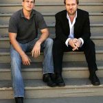 Christopher Nolan with his Brother Jonathan Nolan