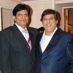 Anil Dhawan with his brother David Dhawan
